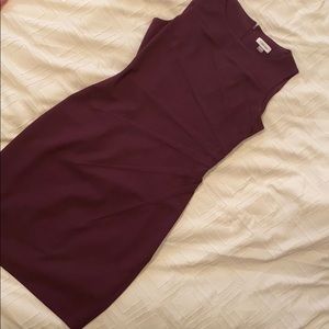 Calvin Klein plum colored knee length dress - 8